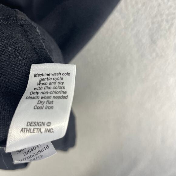 Athleta Womens Celebration Dress Ponte Sz * L Black Cotton Modal - Picture 13 of 16